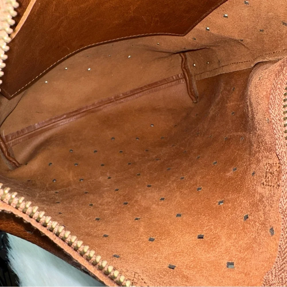Madewell Brown Perforated Crossbody Bag - Picture 9 of 16